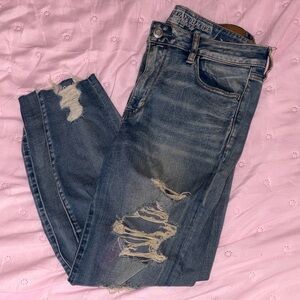 Distressed American Eagle jeans